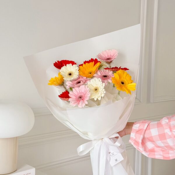 Rainbow Gerbera Delight