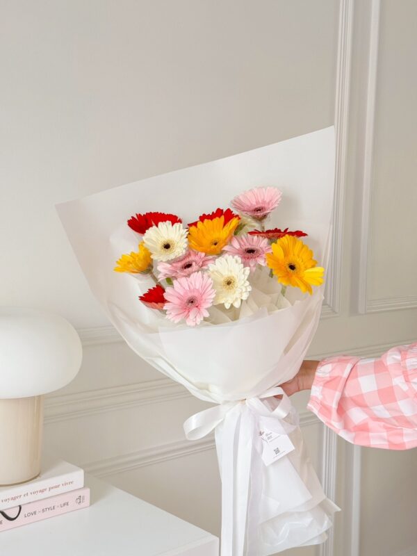 Rainbow Gerbera Delight