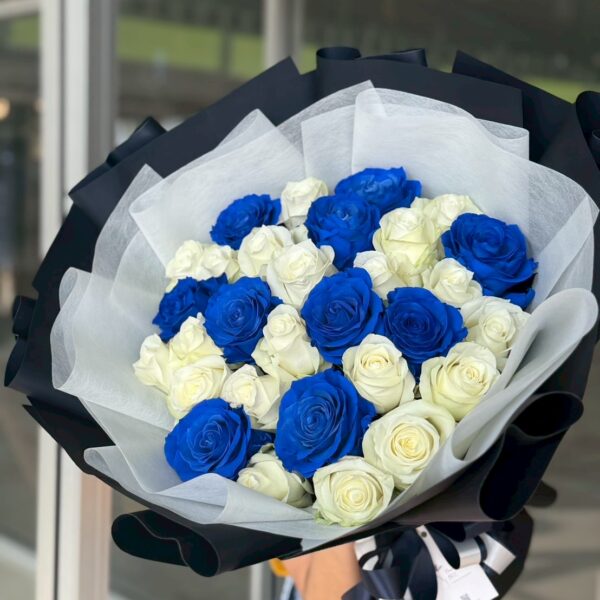 Midnight & Snow Roses