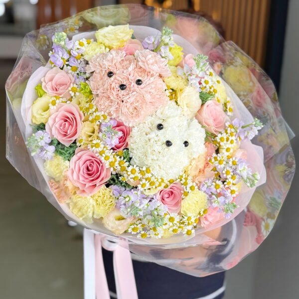Puppy Love Blossom Bouquet (L)