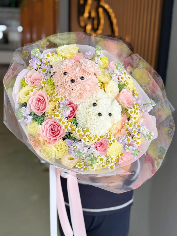 Puppy Love Blossom Bouquet (L)