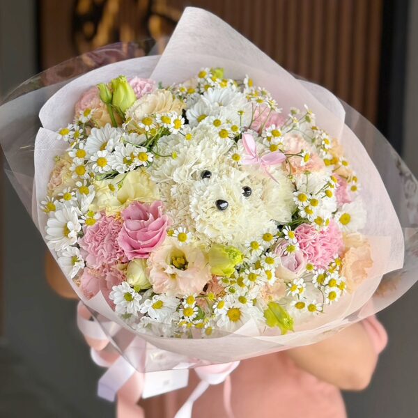 Puppy Love Blossom Bouquet (M)