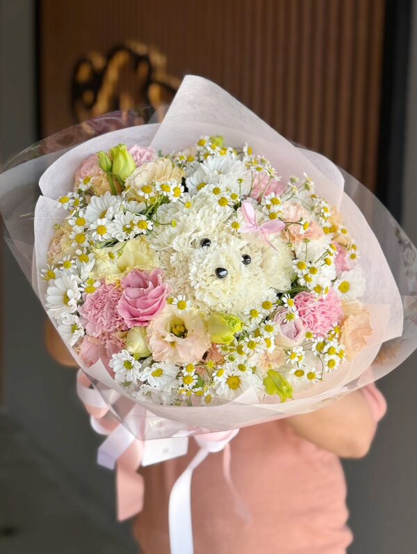Puppy Love Blossom Bouquet (M)